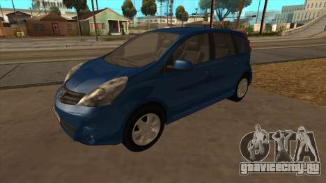 Nissan Note (2011) для GTA San Andreas