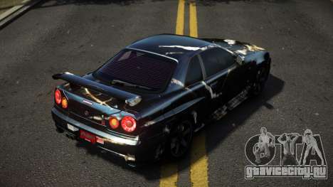 Nissan Skyline R34 Dezro S7 для GTA 4