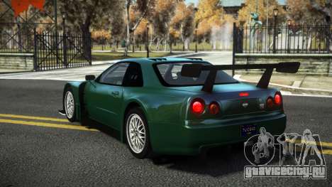 Nissan Skyline R34 Dibofas для GTA 4