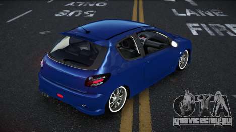 Peugeot 206 Bafuka для GTA 4