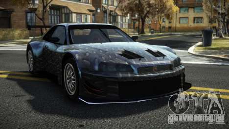 Nissan Skyline R34 Dibofas S13 для GTA 4