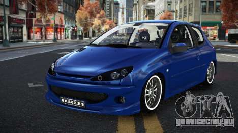 Peugeot 206 Bafuka для GTA 4