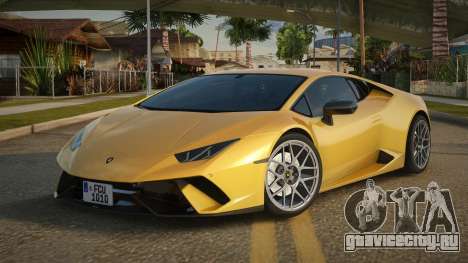 Lamborghini Huracan Performante 20th для GTA San Andreas