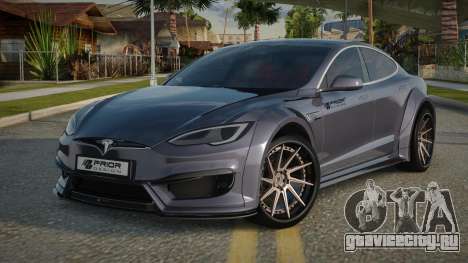 Tesla Model S P100 Expo для GTA San Andreas