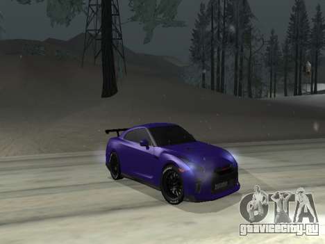 Nissan Skyline GTR r35 для GTA San Andreas