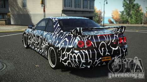 Nissan Skyline R33 Hikoshi S3 для GTA 4