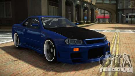 Nissan Skyline R34 Yoguda для GTA 4