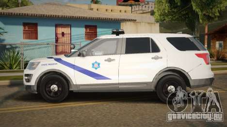 Arkansas State Police Ford Explorer 2016 для GTA San Andreas