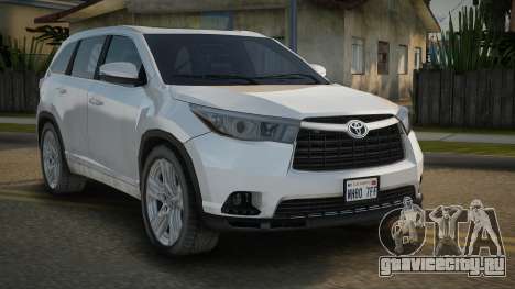 Toyota Highlander 2015 для GTA San Andreas