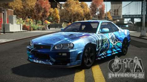 Nissan Skyline R34 Dezro S12 для GTA 4