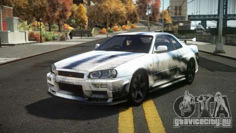 Nissan Skyline R34 Dezro S11 для GTA 4