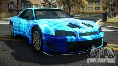 Nissan Skyline R34 Dibofas S2 для GTA 4