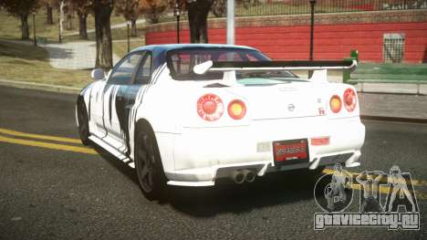 Nissan Skyline R34 Dezro S5 для GTA 4