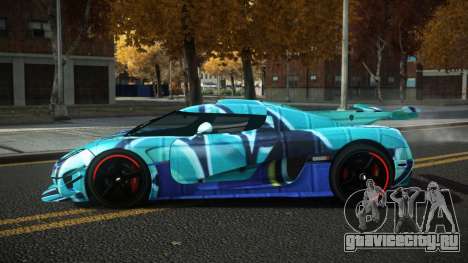 Koenigsegg Agera One Toshimy S11 для GTA 4