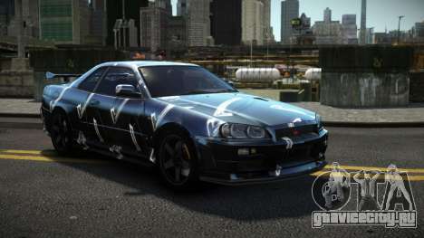 Nissan Skyline R34 Dezro S2 для GTA 4