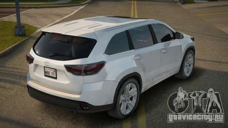 Toyota Highlander 2015 для GTA San Andreas