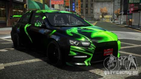 Mitsubishi Lancer Evolution X Rohisho S7 для GTA 4
