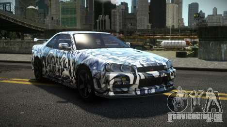 Nissan Skyline R34 Dezro S3 для GTA 4