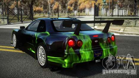 Nissan Skyline R34 Dibofas S10 для GTA 4