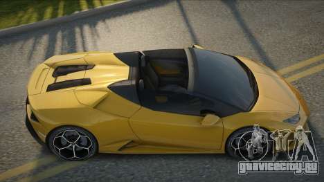 Lamborghini Huracan Roadster V1.1 для GTA San Andreas