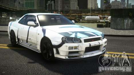 Nissan Skyline R34 Dezro S5 для GTA 4