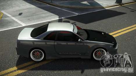 Nissan Skyline R34 Vuzax для GTA 4