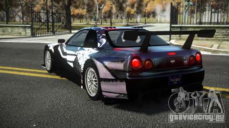 Nissan Skyline R34 Dibofas S4 для GTA 4