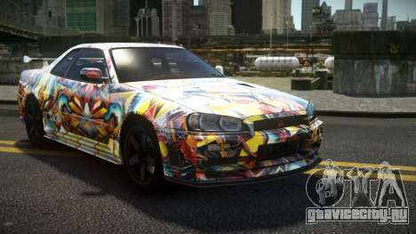 Nissan Skyline R34 Dezro S1 для GTA 4