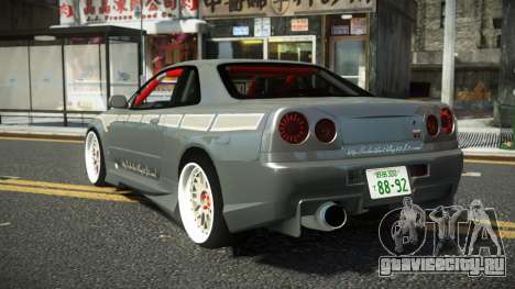 Nissan Skyline R34 Vuzax для GTA 4