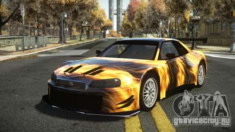 Nissan Skyline R34 Dibofas S14 для GTA 4
