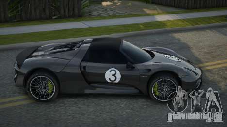 Porsche 918 Spyder V2.1 для GTA San Andreas