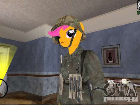 Scoots Anthro Nazi v1 для GTA San Andreas