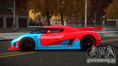 Koenigsegg Agera One Toshimy S3 для GTA 4