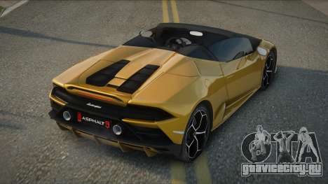 Lamborghini Huracan Roadster V1.1 для GTA San Andreas