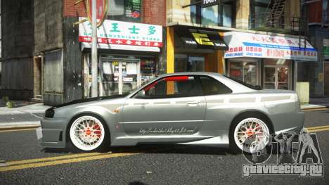 Nissan Skyline R34 Vuzax для GTA 4