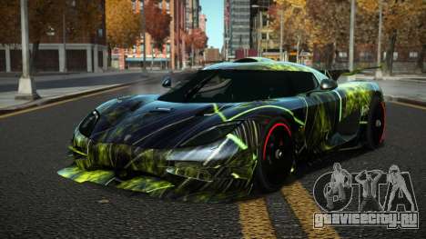 Koenigsegg Agera One Toshimy S12 для GTA 4