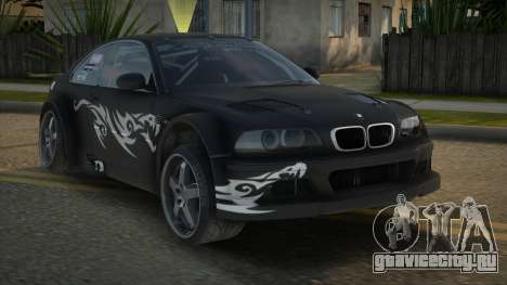 BMW M3 E46 NFS Style для GTA San Andreas