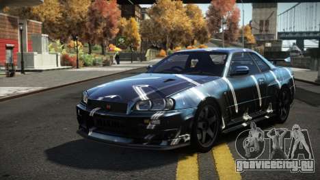 Nissan Skyline R34 Dezro S2 для GTA 4