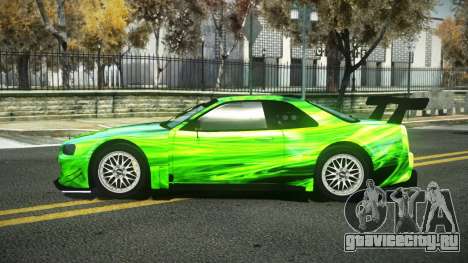 Nissan Skyline R34 Dibofas S3 для GTA 4