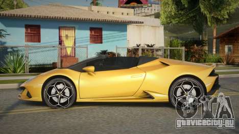Lamborghini Huracan Roadster V1.1 для GTA San Andreas