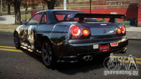 Nissan Skyline R34 Dezro S7 для GTA 4