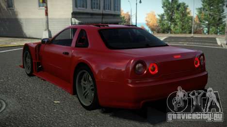 Nissan Skyline R34 Lishcama для GTA 4