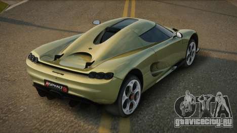 Koenigsegg CC850 Z-Sport для GTA San Andreas