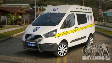 Ford Transit Custom XL Olay Yeri İnceleme для GTA San Andreas