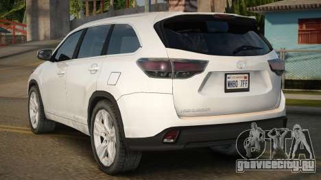 Toyota Highlander 2015 для GTA San Andreas