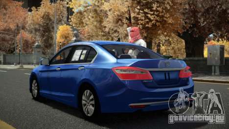 Honda Accord 2017 with Arab Passengers для GTA 4