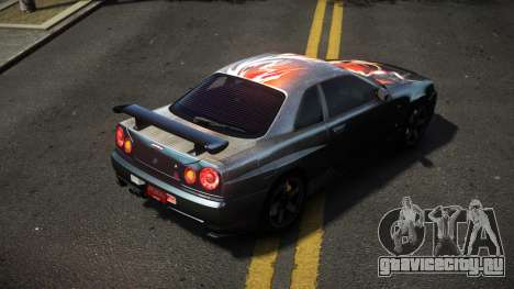 Nissan Skyline R34 Dezro S14 для GTA 4