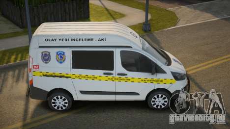 Ford Transit Custom XL Olay Yeri İnceleme для GTA San Andreas