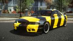 Nissan Skyline R33 Hikoshi S12 для GTA 4