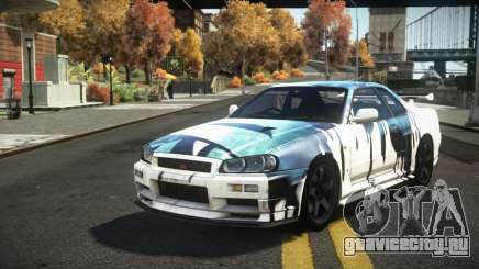 Nissan Skyline R34 Dezro S5 для GTA 4